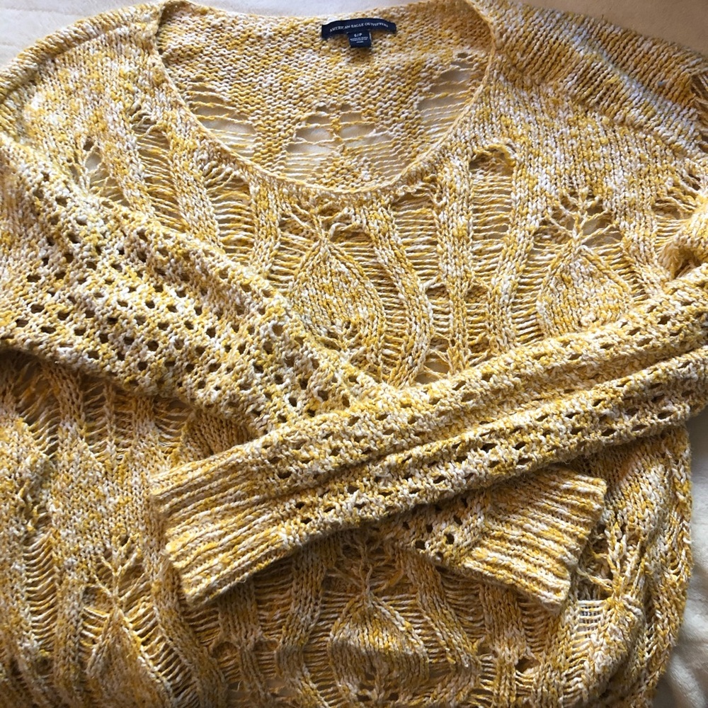 Loose knit sweater